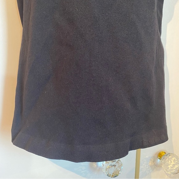 Bebe Black Built in Bra Spaghetti Strap Tank Top Size M/L NWT - Picture 9 of 14